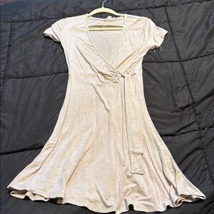 Rolla Coster Tan Wrap Dress